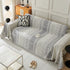 Chenille Sofa Cover Throw Blanket, Boho Geometric Scratch Proof Couch Protector