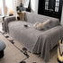 Winter Soft Plush Fleece Sofa Blanket Leaves Jacquard Couch Covers for Couches