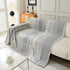 Chenille Sofa Cover Throw Blanket, Boho Geometric Scratch Proof Couch Protector