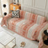 Chenille Sofa Cover Throw Blanket, Boho Geometric Scratch Proof Couch Protector