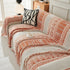 Chenille Sofa Cover Throw Blanket, Boho Geometric Scratch Proof Couch Protector