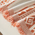 Chenille Sofa Cover Throw Blanket, Boho Geometric Scratch Proof Couch Protector