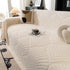 Winter Soft Plush Fleece Sofa Blanket Leaves Jacquard Couch Covers for Couches