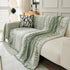 Chenille Sofa Cover Throw Blanket, Boho Geometric Scratch Proof Couch Protector