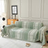 Chenille Sofa Cover Throw Blanket, Boho Geometric Scratch Proof Couch Protector