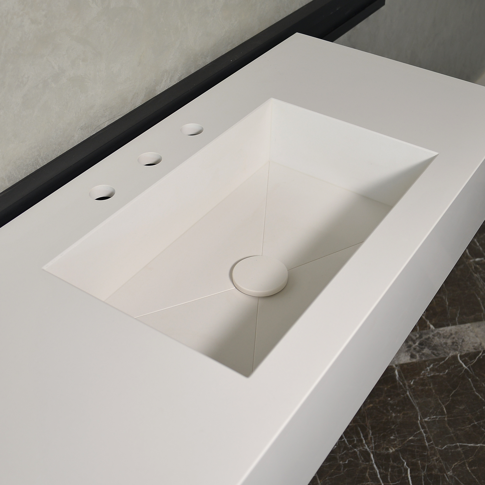 Handcrafted Custom Quartz Sink (Qu-080)
