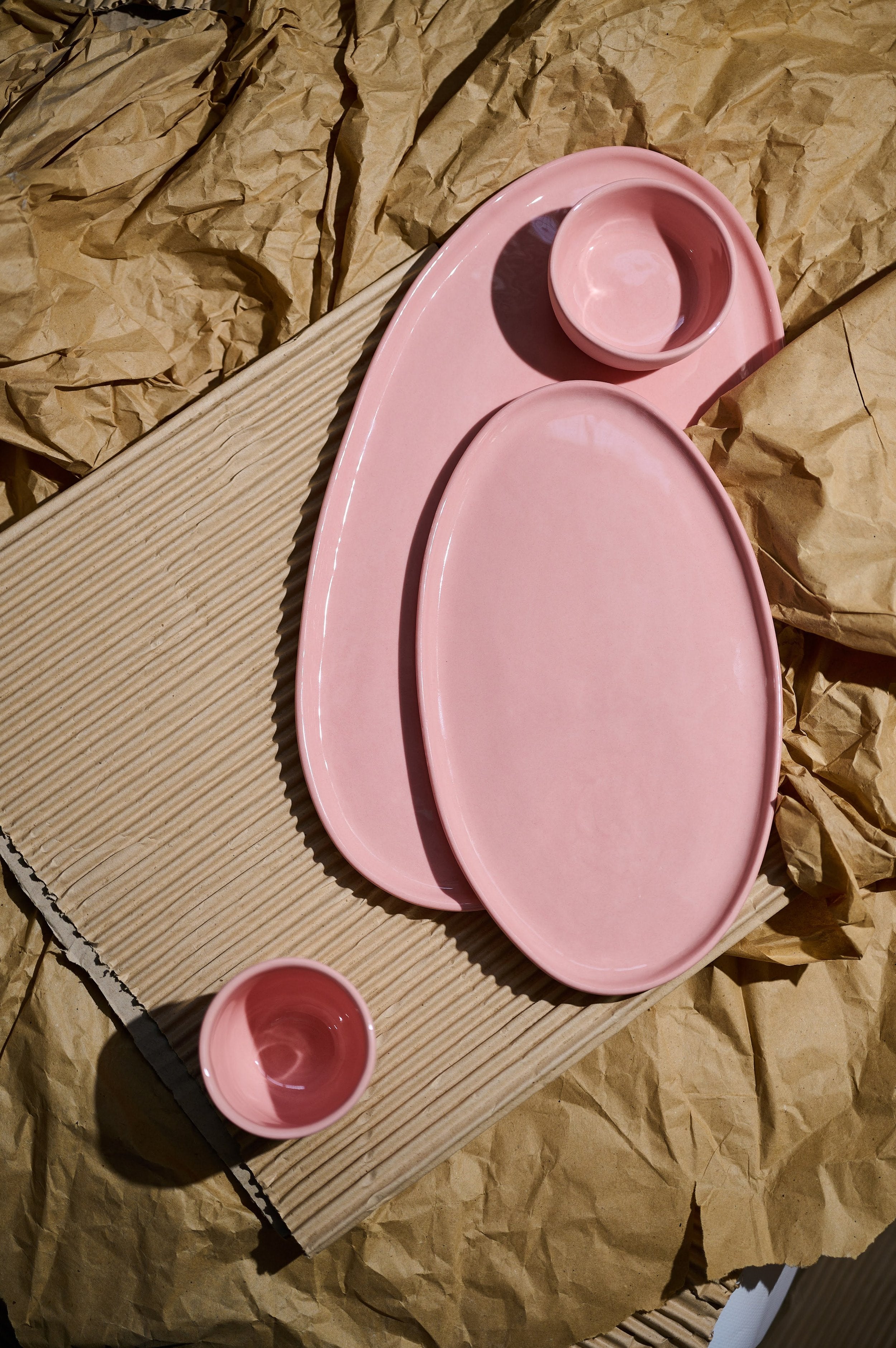 Handmade Porcelain Espresso Cup. Powder Pink