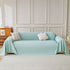 Cooling Ice Silk Knit Couch Cover, Breathable Pet Friendly Soft Throw Cover for Sofas