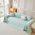 Cooling Ice Silk Knit Couch Cover, Breathable Pet Friendly Soft Throw Cover for Sofas