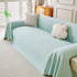 Cooling Ice Silk Knit Couch Cover, Breathable Pet Friendly Soft Throw Cover for Sofas