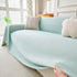 Cooling Ice Silk Knit Couch Cover, Breathable Pet Friendly Soft Throw Cover for Sofas