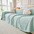 Cooling Ice Silk Knit Couch Cover, Breathable Pet Friendly Soft Throw Cover for Sofas