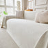 Cooling Ice Silk Knit Couch Cover, Breathable Pet Friendly Soft Throw Cover for Sofas