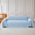 Cooling Ice Silk Knit Couch Cover, Breathable Pet Friendly Soft Throw Cover for Sofas