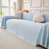 Cooling Ice Silk Knit Couch Cover, Breathable Pet Friendly Soft Throw Cover for Sofas