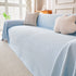 Cooling Ice Silk Knit Couch Cover, Breathable Pet Friendly Soft Throw Cover for Sofas