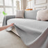 Cooling Ice Silk Knit Couch Cover, Breathable Pet Friendly Soft Throw Cover for Sofas
