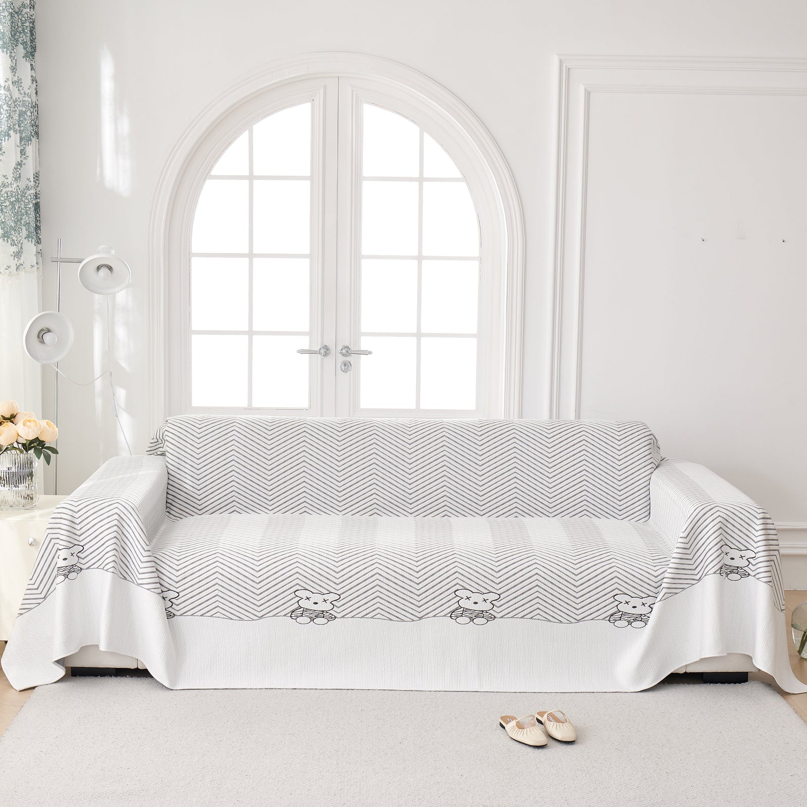 Cool Summer Blanket for Couches Soft Comfy Lightweight Cooling Sofa Blankets Cover