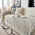 Cozy Striped Sofa Throw Blanket L Shaped Sectional Couch Covers Luxury Throws for Sofas