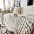 Cozy Striped Sofa Throw Blanket L Shaped Sectional Couch Covers Luxury Throws for Sofas