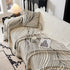 Cozy Striped Sofa Throw Blanket L Shaped Sectional Couch Covers Luxury Throws for Sofas