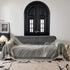 Cozy Striped Sofa Throw Blanket L Shaped Sectional Couch Covers Luxury Throws for Sofas