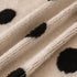 Plush Fleece Sofa Cover Throw, Soft Textured Polka Dot Couch Protector Blanket for Pets
