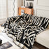 Chenille Geometric Sofa Throw Blanket, Boho Washable Furniture Throw Covers for Sofa