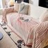 Cozy Striped Sofa Throw Blanket L Shaped Sectional Couch Covers Luxury Throws for Sofas