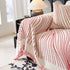 Cozy Striped Sofa Throw Blanket L Shaped Sectional Couch Covers Luxury Throws for Sofas