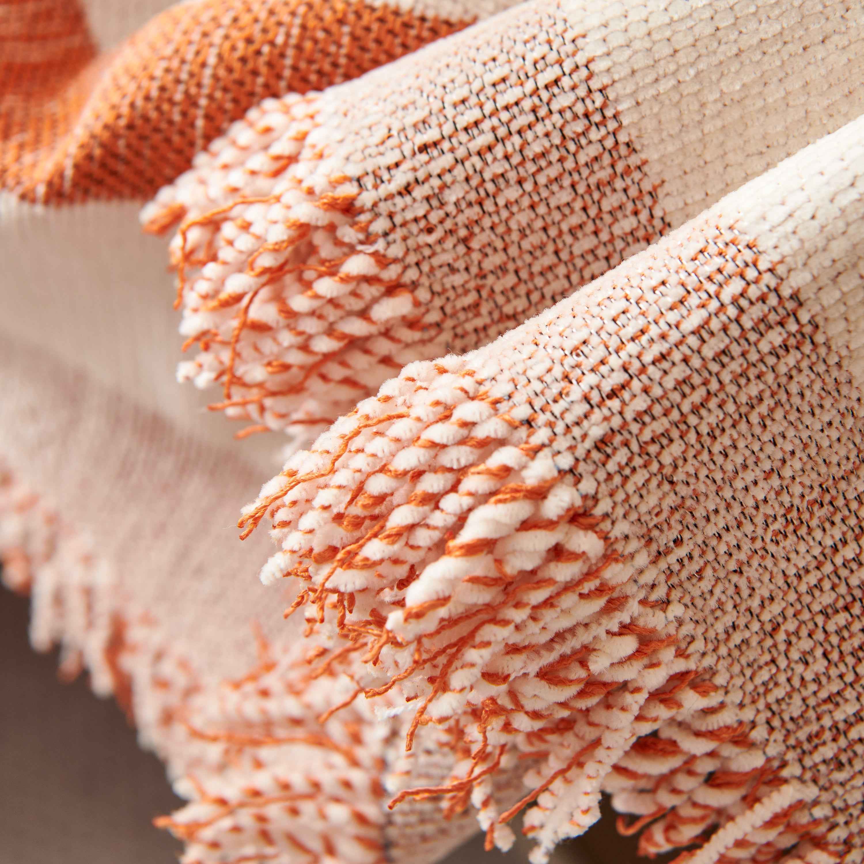 Chenille Geometric Sofa Throw Blanket, Boho Washable Furniture Throw Covers for Sofa