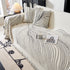 Cozy Striped Sofa Throw Blanket L Shaped Sectional Couch Covers Luxury Throws for Sofas
