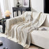 Cozy Striped Sofa Throw Blanket L Shaped Sectional Couch Covers Luxury Throws for Sofas