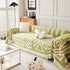 Chenille Geometric Sofa Throw Blanket, Boho Washable Furniture Throw Covers for Sofa