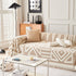 Chenille Geometric Sofa Throw Blanket, Boho Washable Furniture Throw Covers for Sofa