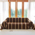 Textural Striped Chenille Sofa Covers, Boho Washable Decor Sofa Blankets Covers
