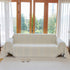 Textural Striped Chenille Sofa Covers, Boho Washable Decor Sofa Blankets Covers