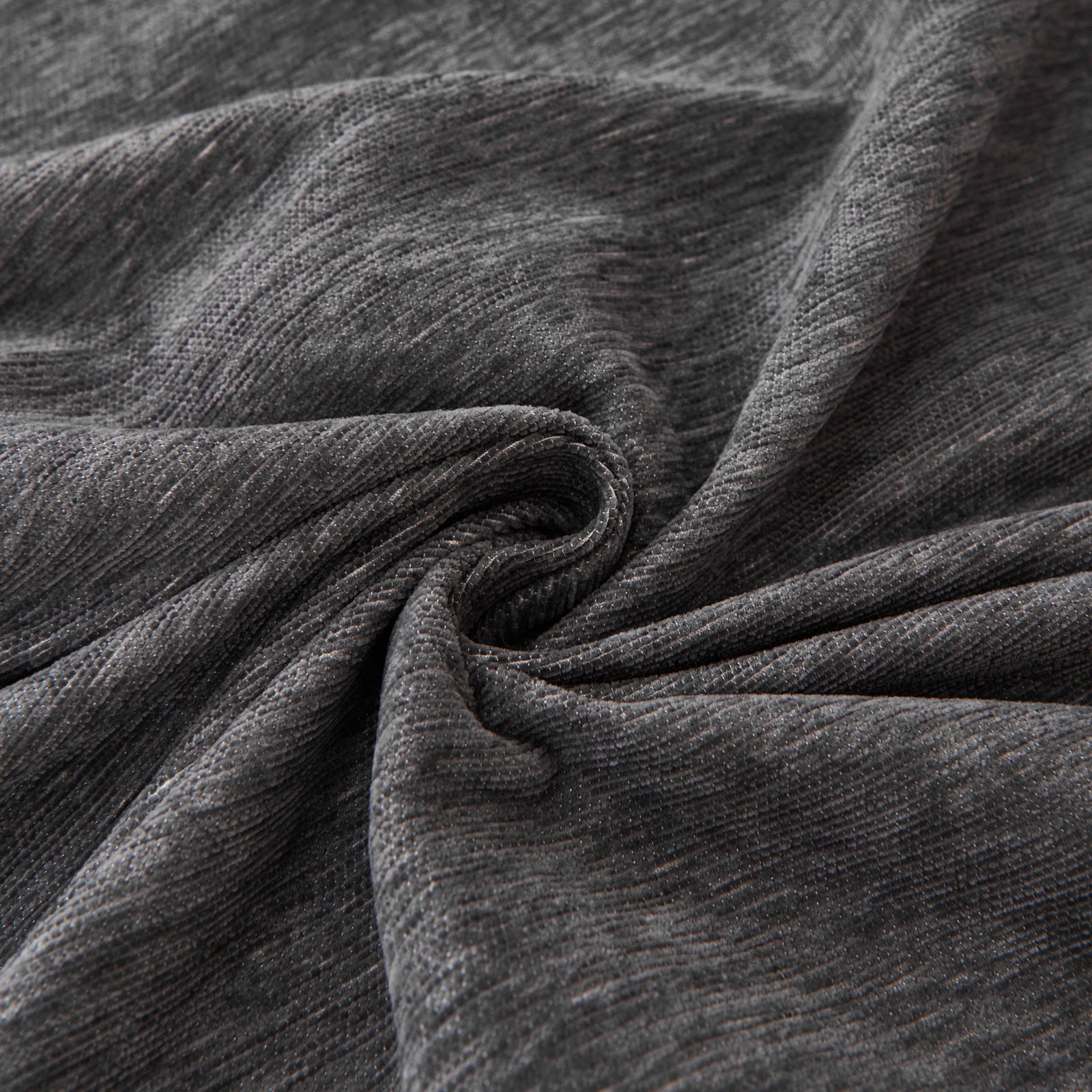 Solid Color Chenille Sofa Throw Blanket, Cozy & Easy Care Fringed Furniture Protector