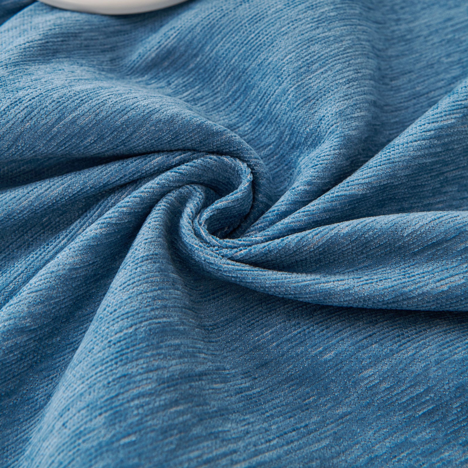 Solid Color Chenille Sofa Throw Blanket, Cozy & Easy Care Fringed Furniture Protector