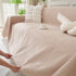 Solid Color Chenille Sofa Throw Blanket, Modern Decor Soft Couch Cover with Fringes