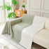 Solid Color Chenille Sofa Throw Blanket, Modern Decor Soft Couch Cover with Fringes