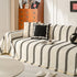 Boho Couch Throw Blanket with Textured Stripes, Sofa Cover for Living Room Decor