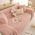 Thick Plush Faux Fur Couch Cover Blanket Warm Fuzzy Blanket Couch Protector for Winter