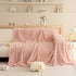 Thick Plush Faux Fur Couch Cover Blanket Warm Fuzzy Blanket Couch Protector for Winter