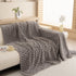 Thick Plush Faux Fur Couch Cover Blanket Warm Fuzzy Blanket Couch Protector for Winter