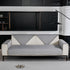 Geometric 3D Sofa Cover, Non-Slip Couch Protector for Seat, Backrest & Armrest
