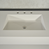 Handcrafted Custom Quartz Sink With Shielf (Qu-116)