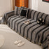 Boho Couch Throw Blanket with Textured Stripes, Sofa Cover for Living Room Decor