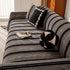 Boho Couch Throw Blanket with Textured Stripes, Sofa Cover for Living Room Decor
