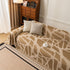Modern Chenille Bold Abstract Pattern Sofa Cover, Artistic Decorative Furniture Cover